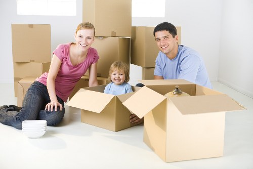 Professional movers handling furniture in Dalkeith