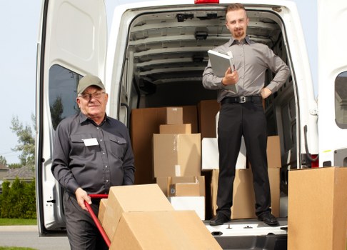 Experienced movers transporting furniture in Croydon