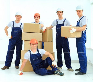 Local Hurstville movers loading a truck for transport