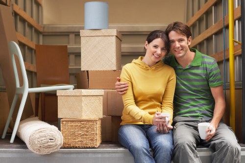 Secure packing of items by movers in Croydon