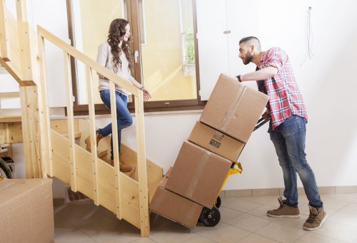 Sam Movers transporting belongings in a moving truck